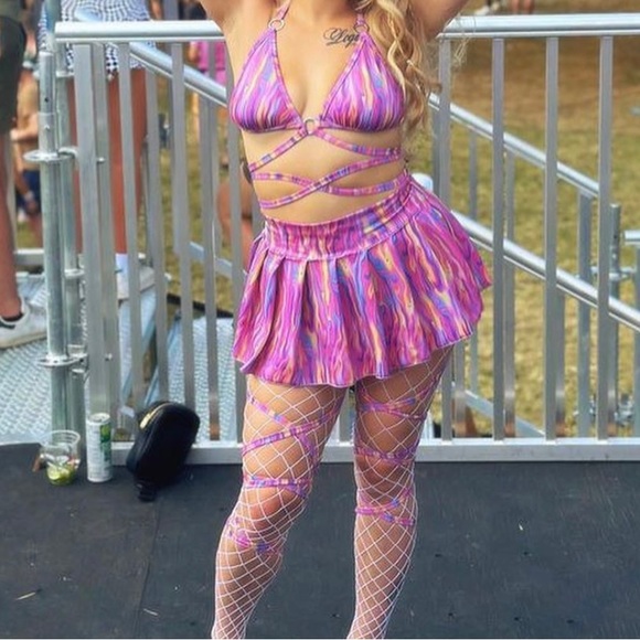 Hypnotized rave skirt - Picture 2 of 2